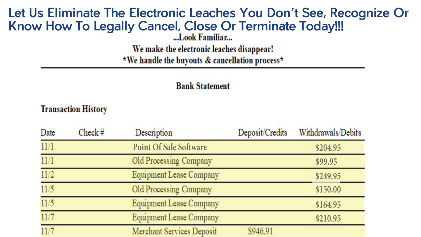 Eliminating Electronic Leaches